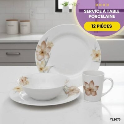 Service à Table Porcelaine 12 Pcs YL1675