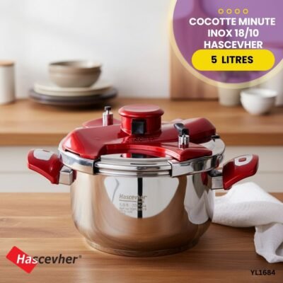 Cocotte Minute Inox Hascevher 5L YL1684