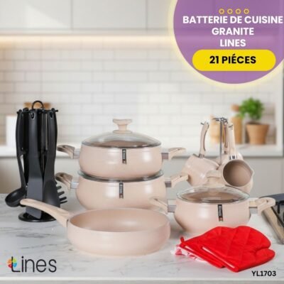 Batterie Granite 21 Pcs Lines YL1703