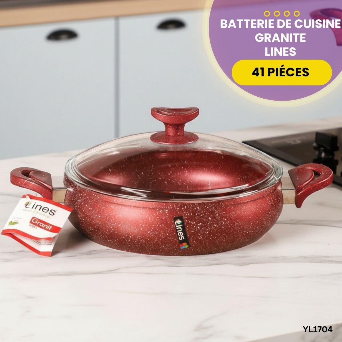 Batterie Granite 41 Pcs Lines YL1704 – Image 3