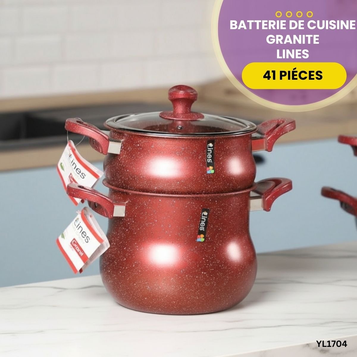 Batterie Granite 41 Pcs Lines YL1704 – Image 5