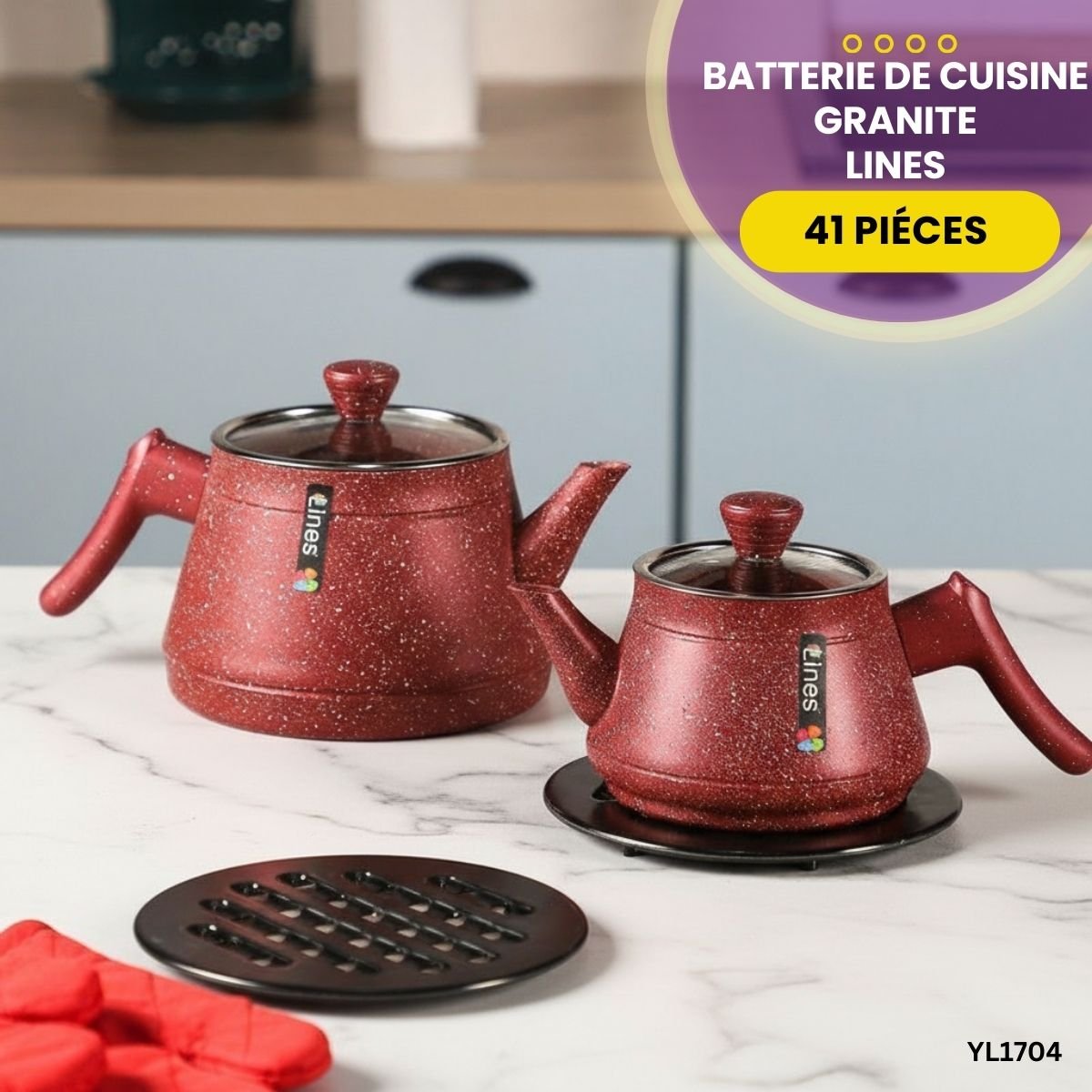 Batterie Granite 41 Pcs Lines YL1704 – Image 6