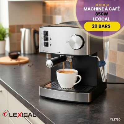 Machine à Café Lexical 20 Bars YL1710