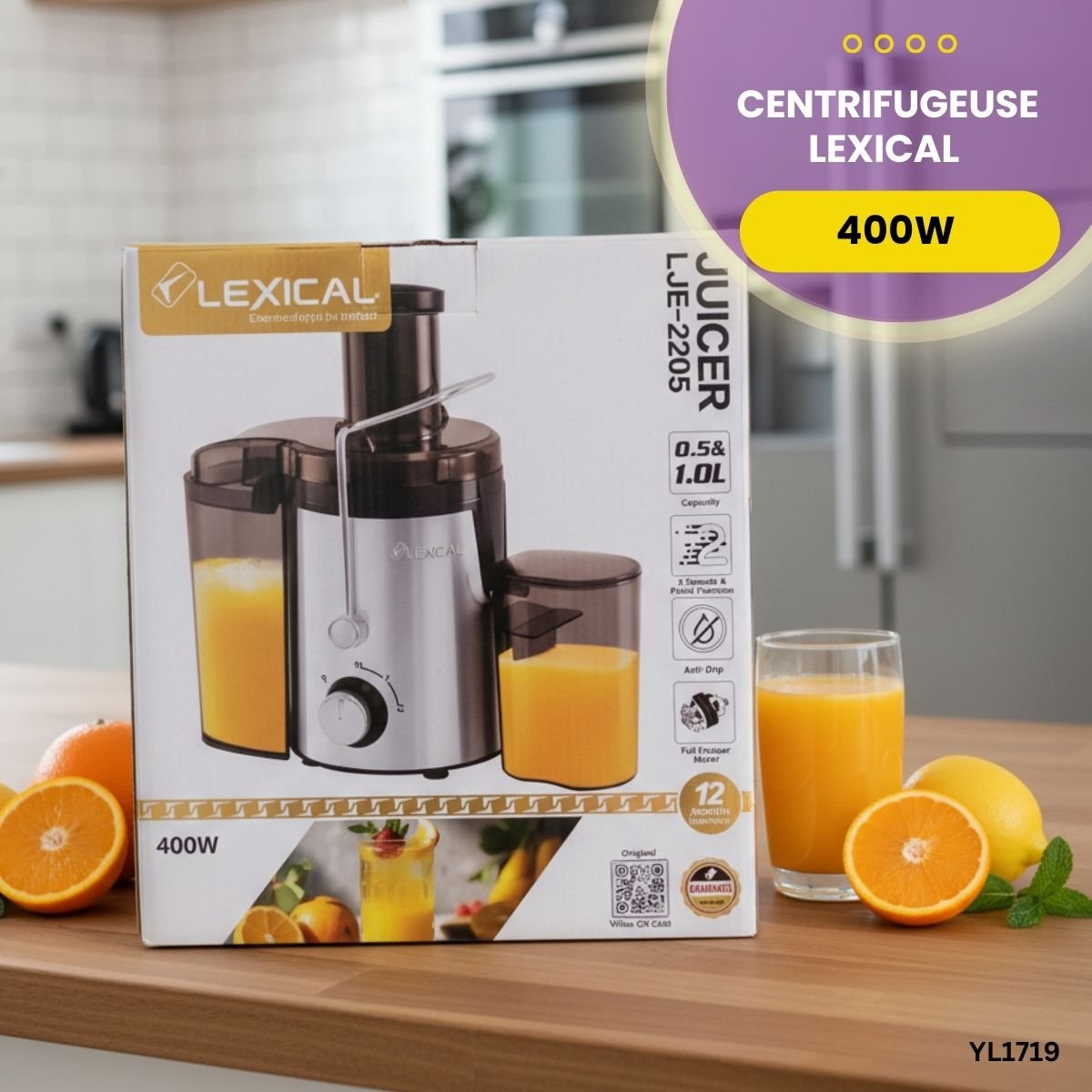 Centrifugeuse Lexical 400W YL1719 – Image 2