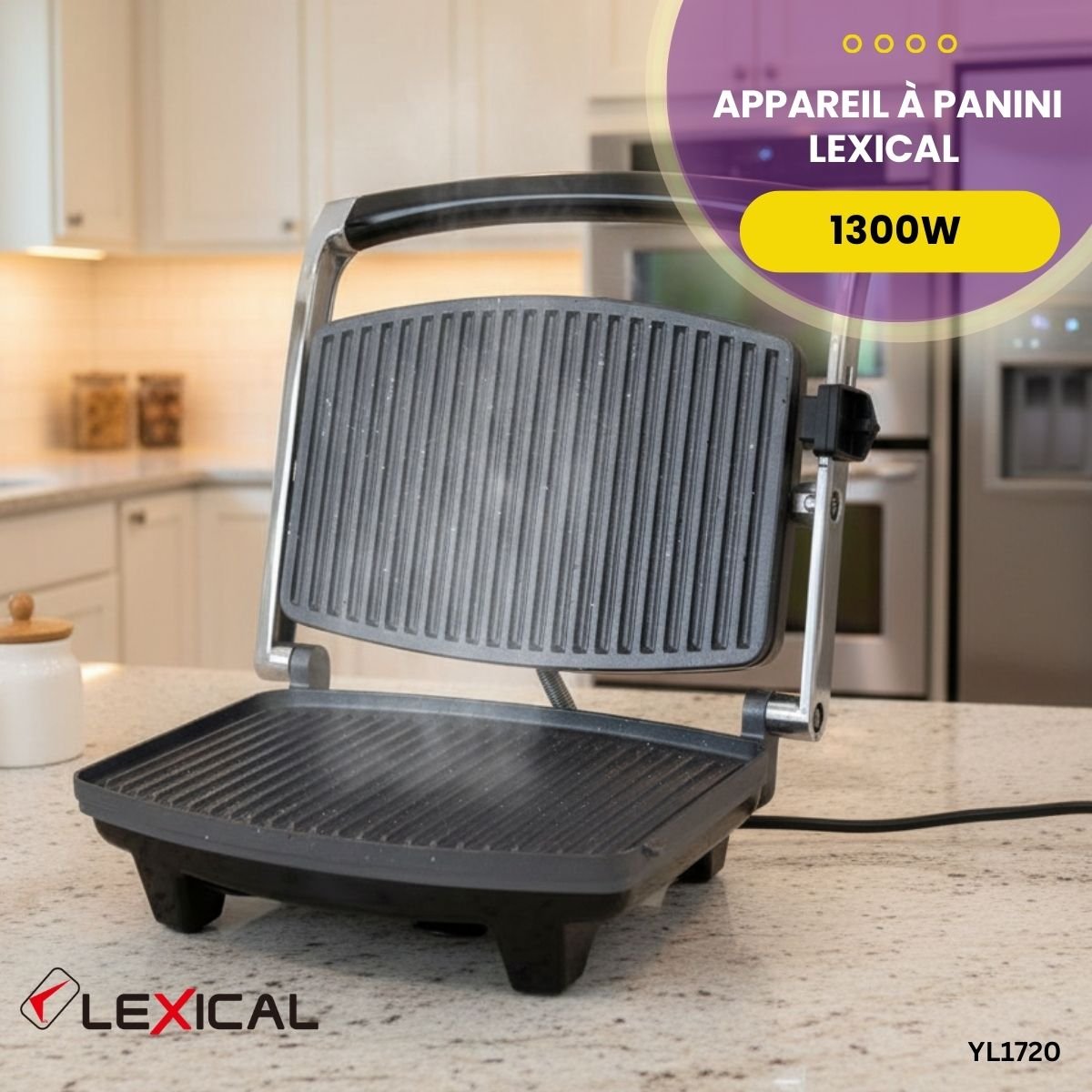 Appareil à Panini Lexical 1300W YL1720
