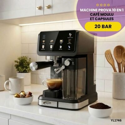 Machine10 En 1 Café Moulu Capsules YL1746