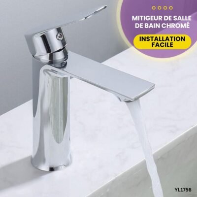 Mitigeur de Salle de Bain Chromé  YL1756