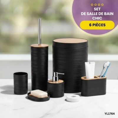Set de Salle de Bain Chic 6 Pièces YL1764