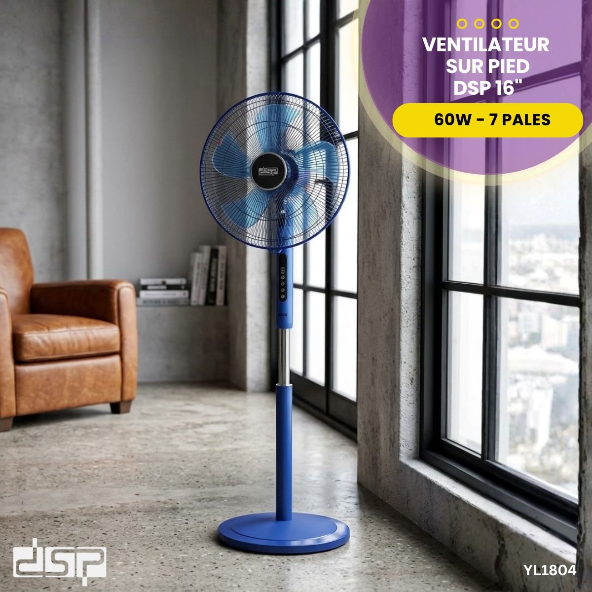 Ventilateur sur Pied DSP 16" YL1804