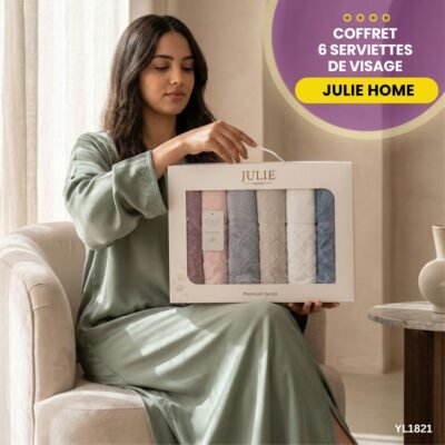 Coffret 6 Serviettes de Visage Julie YL1821