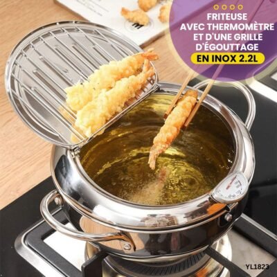 Friteuse 2.2L avec thermomètre YL1823