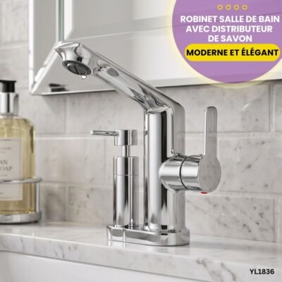 Robinet Avec Distributeur De Savon YL1836