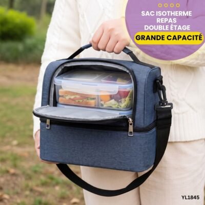 Sac Isotherme Repas Double Étage YL1845