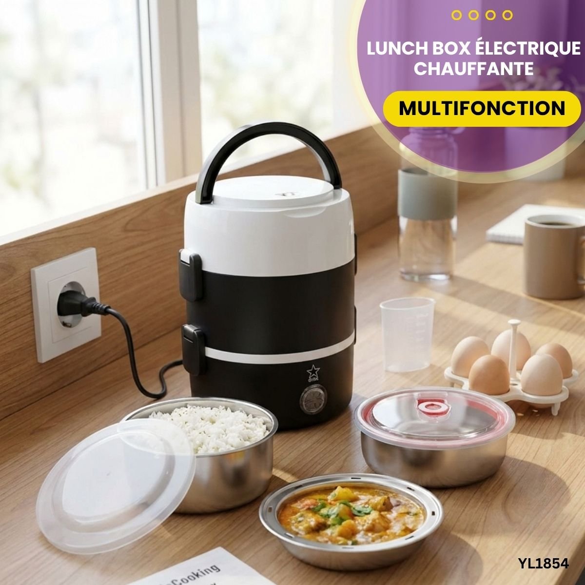 Lunch Box Électrique Chauffante YL1854