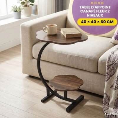 Table d'Appoint Canapé Fleur YL1873