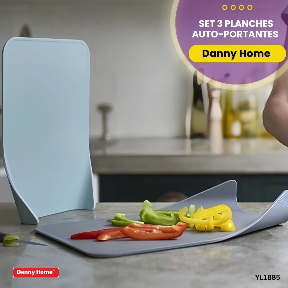 3 Planches Auto-Portantes Danny Home YL1885 – Image 2