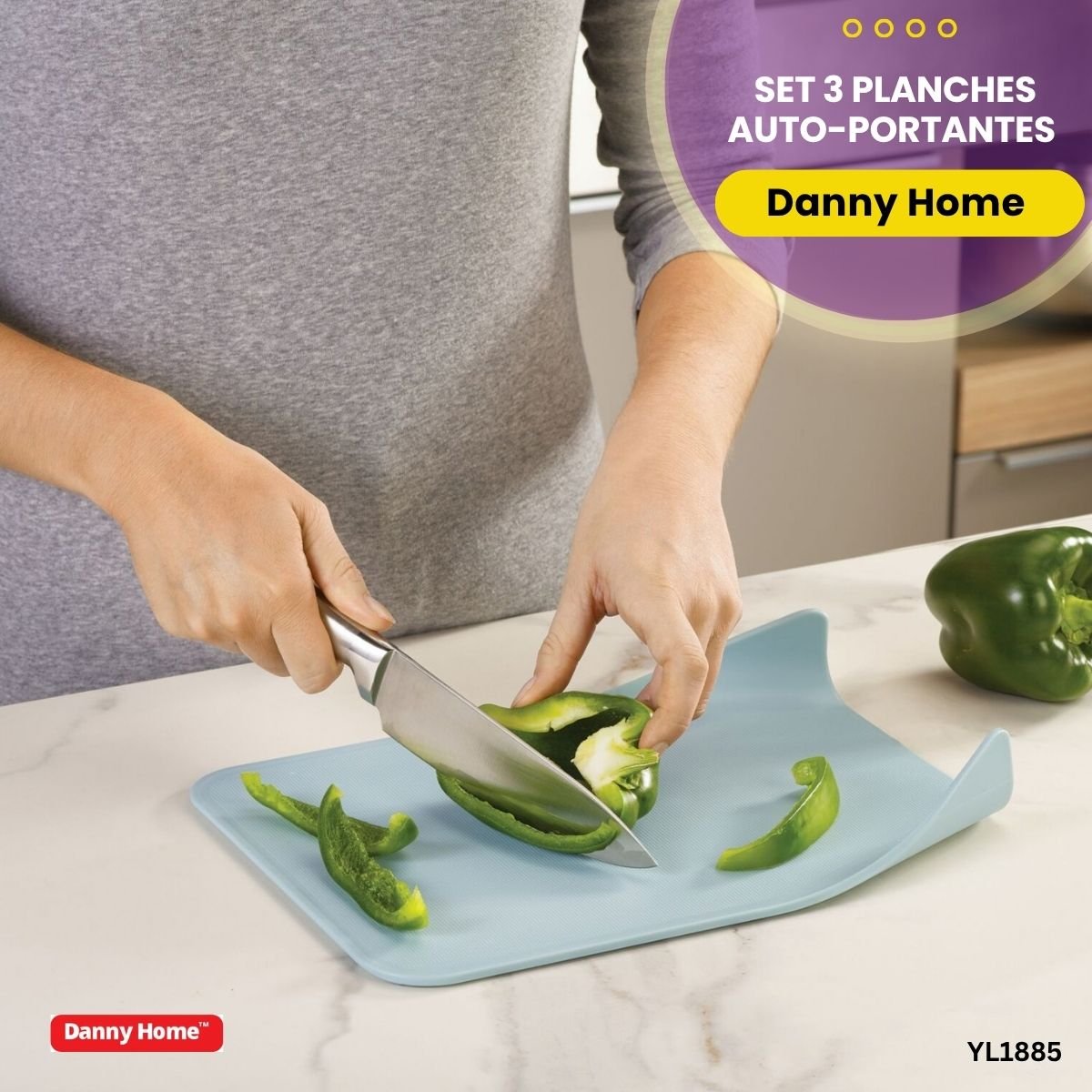 3 Planches Auto-Portantes Danny Home YL1885 – Image 3