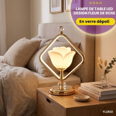 Lampe de Table LED En Métal Doré YL1910