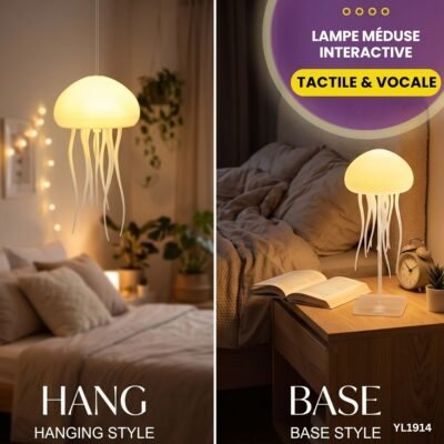 Lampe Méduse Interactive Tactile & Vocale YL1914